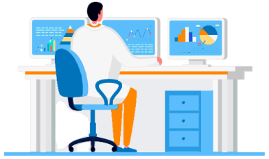 Ilustração de login